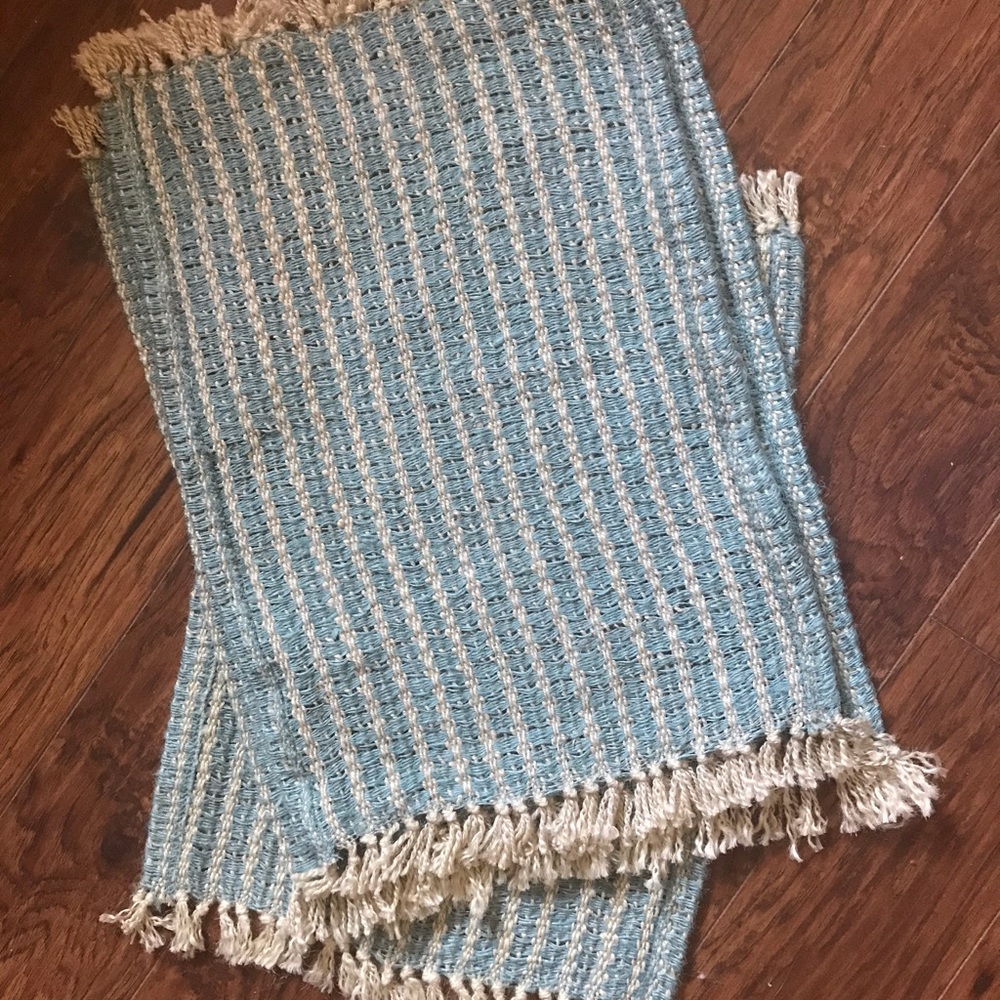 Teal and Cream Woven Placements